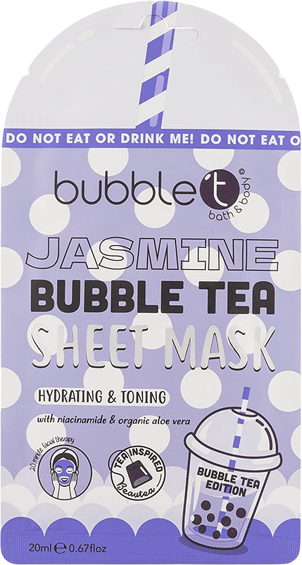 Jasmine Bubble Tea Sheet Mask