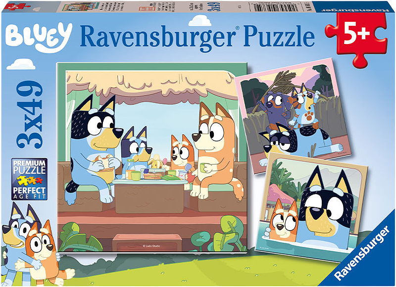 Bluey 3x49p, från RAVENSBURGER.