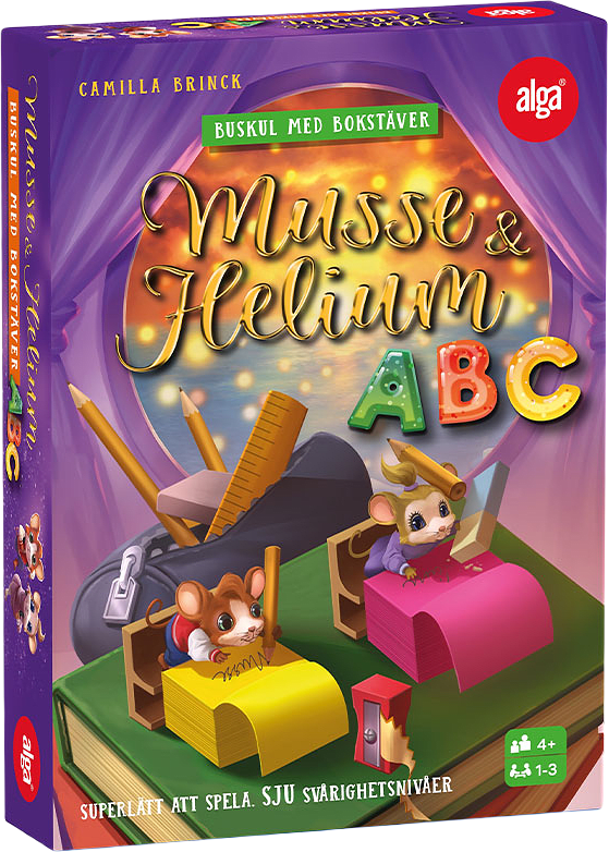 Musse & Helium ABC SE, från ALGA.