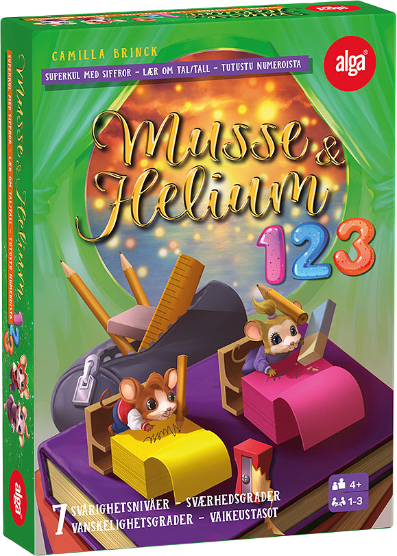 Musse & Helium 123 Nordic, från ALGA.