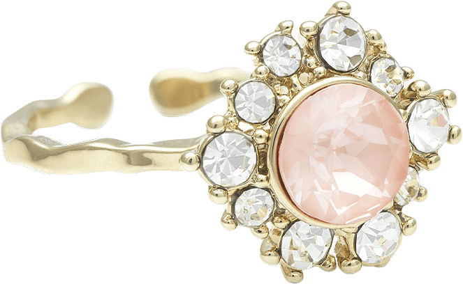 Emily Ring - Flamingo, från Lily and Rose, i färgen Flamingo.