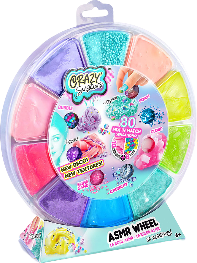 ASMR mix med olika slime