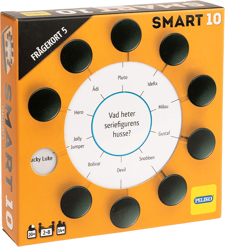 SMART10 FRÅGEKORT 5 SE, från Martinex, i färgen Orange.