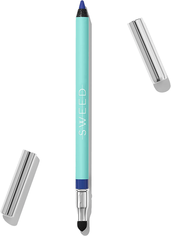 Satin Eyeliner, från SWEED, i färgen Diana Blue.