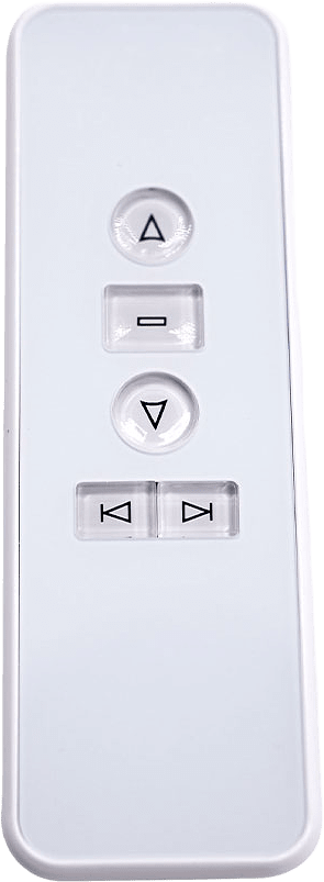 Fjärrkontroll rullgardinsmotor, från Debel, i färgen White.