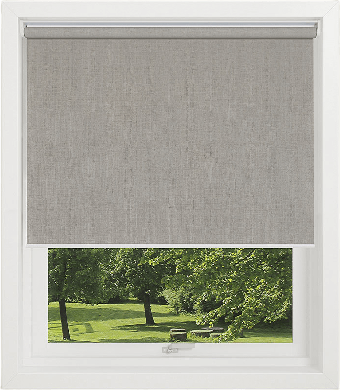 Rullgardin Touch mörkläggande, från Debel, i färgen Cream.