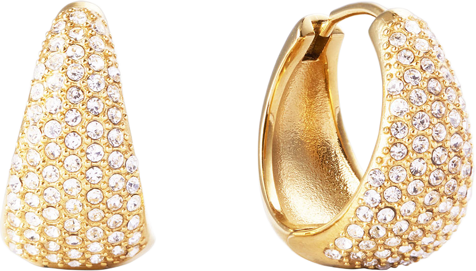 Treasure Hoops Medium, från Mockberg, i färgen Gold.