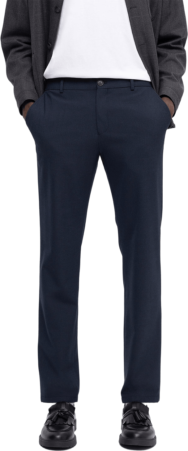 ROBERT Byxor Slim, från Selected Homme, i färgen Dark Sapphire.