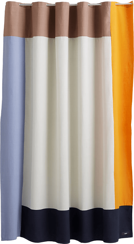 Pivot Shower Curtain, från HAY, i färgen Cream.