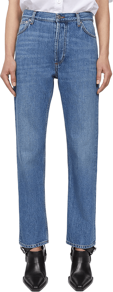 Denim Pants Regular, från Rodebjer, i färgen Indigo.