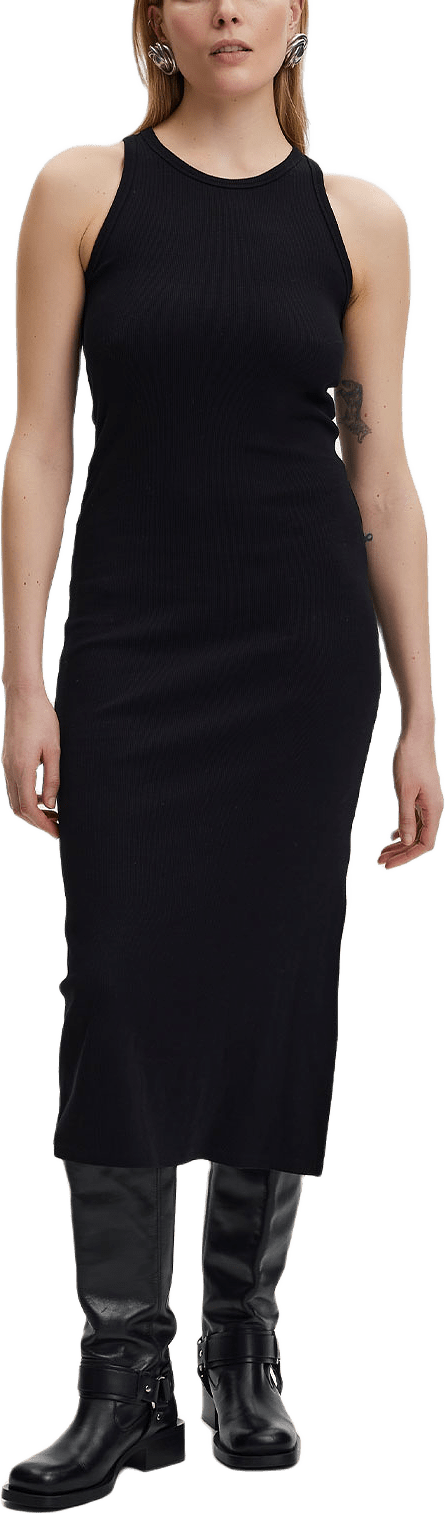 DrewGZ Long Dress, från Gestuz, i färgen Black.