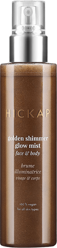 Golden Shimmer Glow Mist Face & Body, från Hickap.