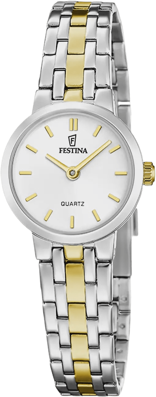 Festina Mademoiselle Damklocka Vit/bicolor, Metallband - F20747/1, från Festina, i färgen bicolor.