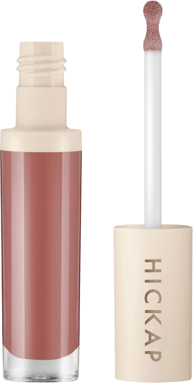 Dewy Lips Velvet Gloss, från Hickap, i färgen 3. Toasted Apricot.