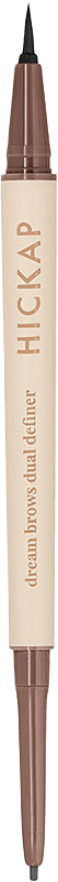 Dream Brows Dual Definer - Medium Brown, från Hickap, i färgen Medium Brown.