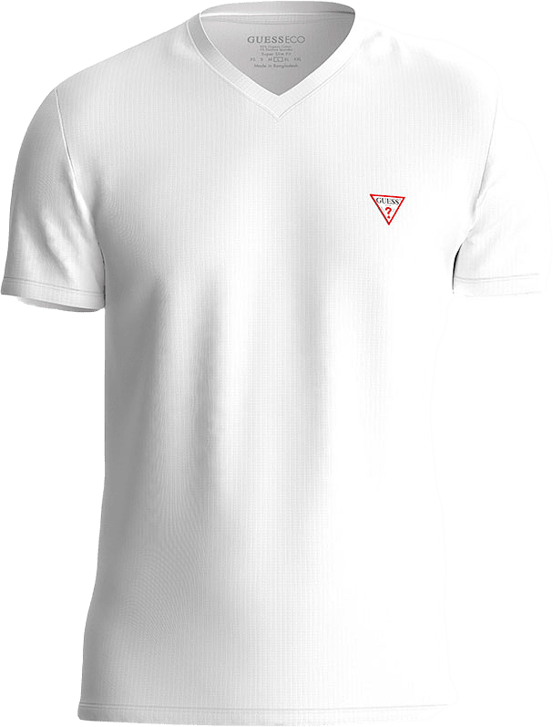 VN SS CORE TEE STR, från Guess, i färgen Pure White.