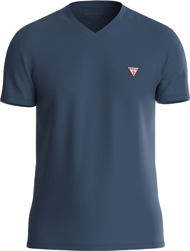 VN SS CORE TEE STR, från Guess, i färgen Nordic Sea.