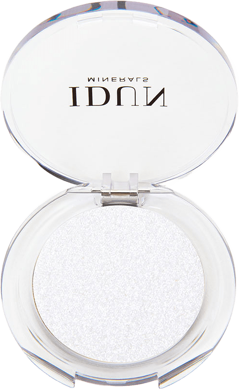 Mineral Single Eyeshadow Snöflinga, från IDUN Minerals, i färgen Snöflinga.