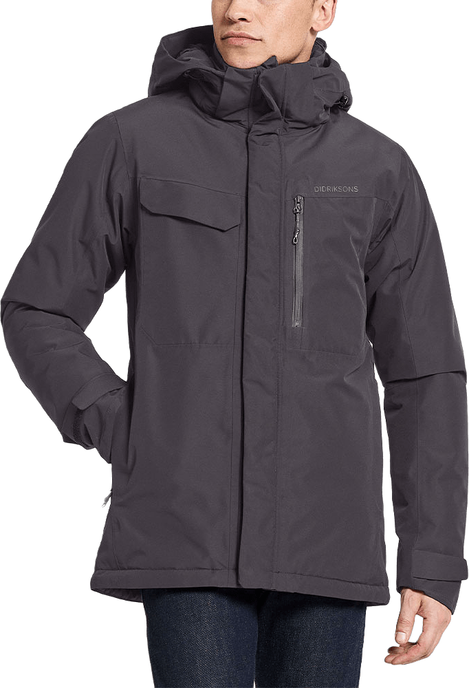 Stefan Men's Jacket, från Didriksons, i färgen Black.