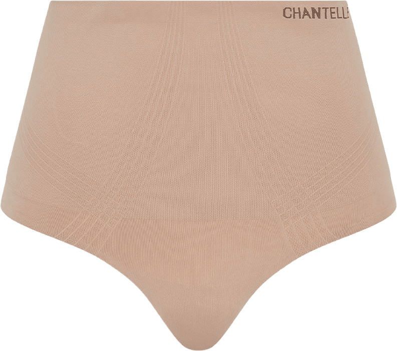 Smooth Comfort High-Waisted Full Brief, från Chantelle, i färgen Clay Nude.