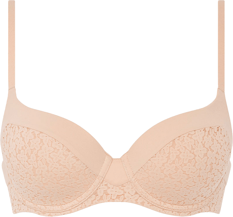 Norah T-Shirt Bra, från Chantelle, i färgen Golden Beige.