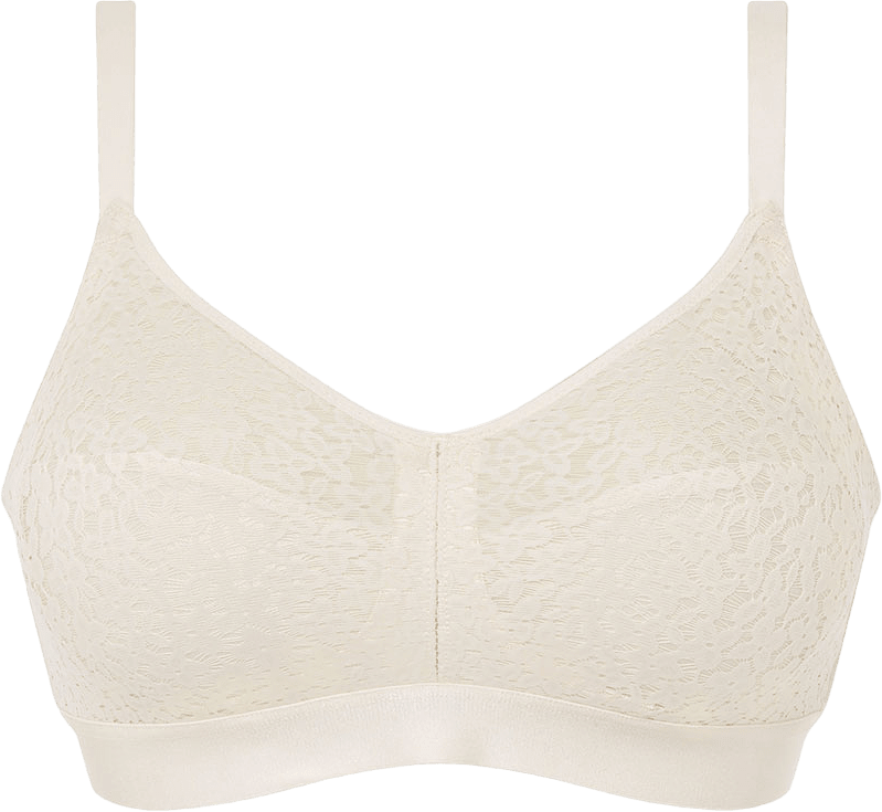 Norah Wirefree Support Bra, från Chantelle, i färgen Talc.