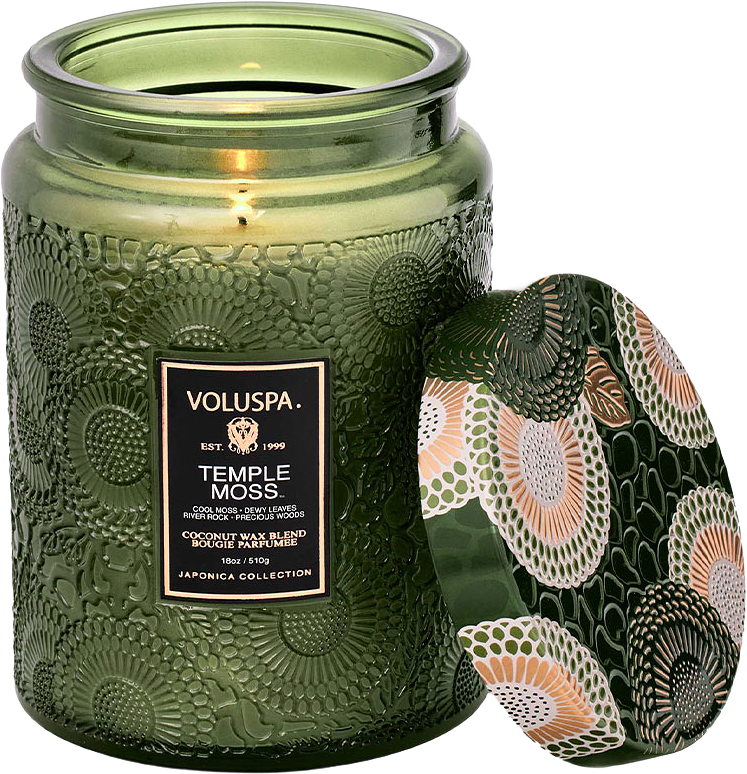 Large Jar Temple Moss, från Voluspa.