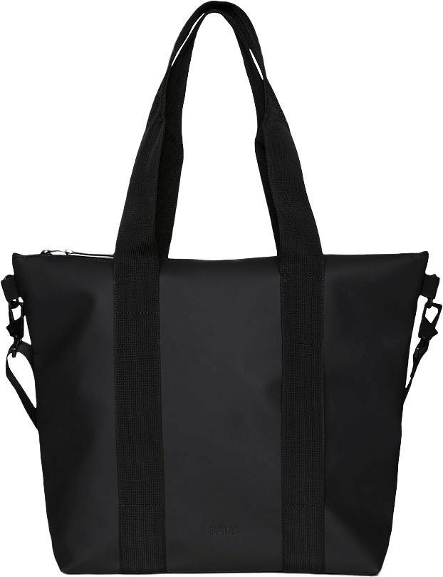 Tote Mini W3, från Rains, i färgen Black.