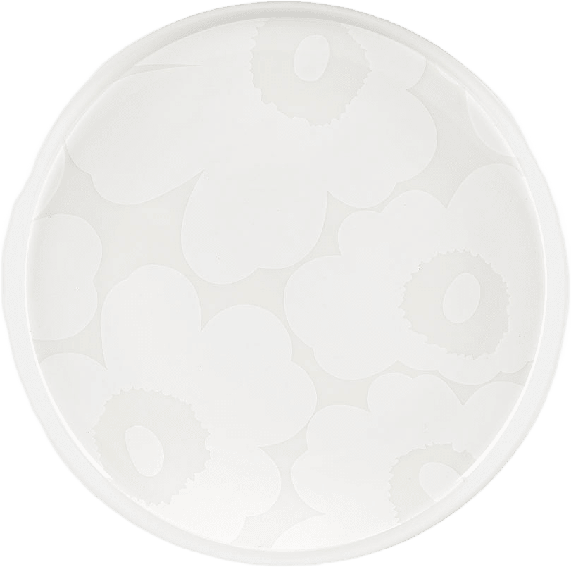 UNIKKO PLATE 20CM, från Marimekko, i färgen White, Off White.