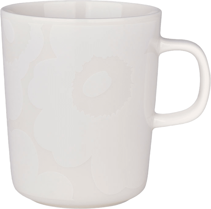 UNIKKO MUG 2,5 DL, från Marimekko, i färgen White, Natural White.