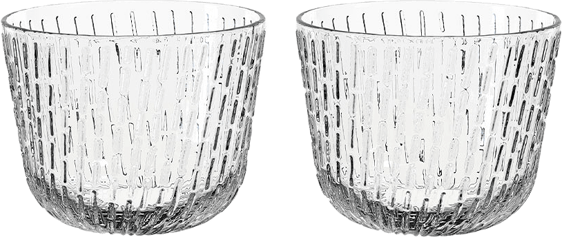 SYKSY TUMBLER 2,0 DL 2 PCS, från Marimekko, i färgen Clear.