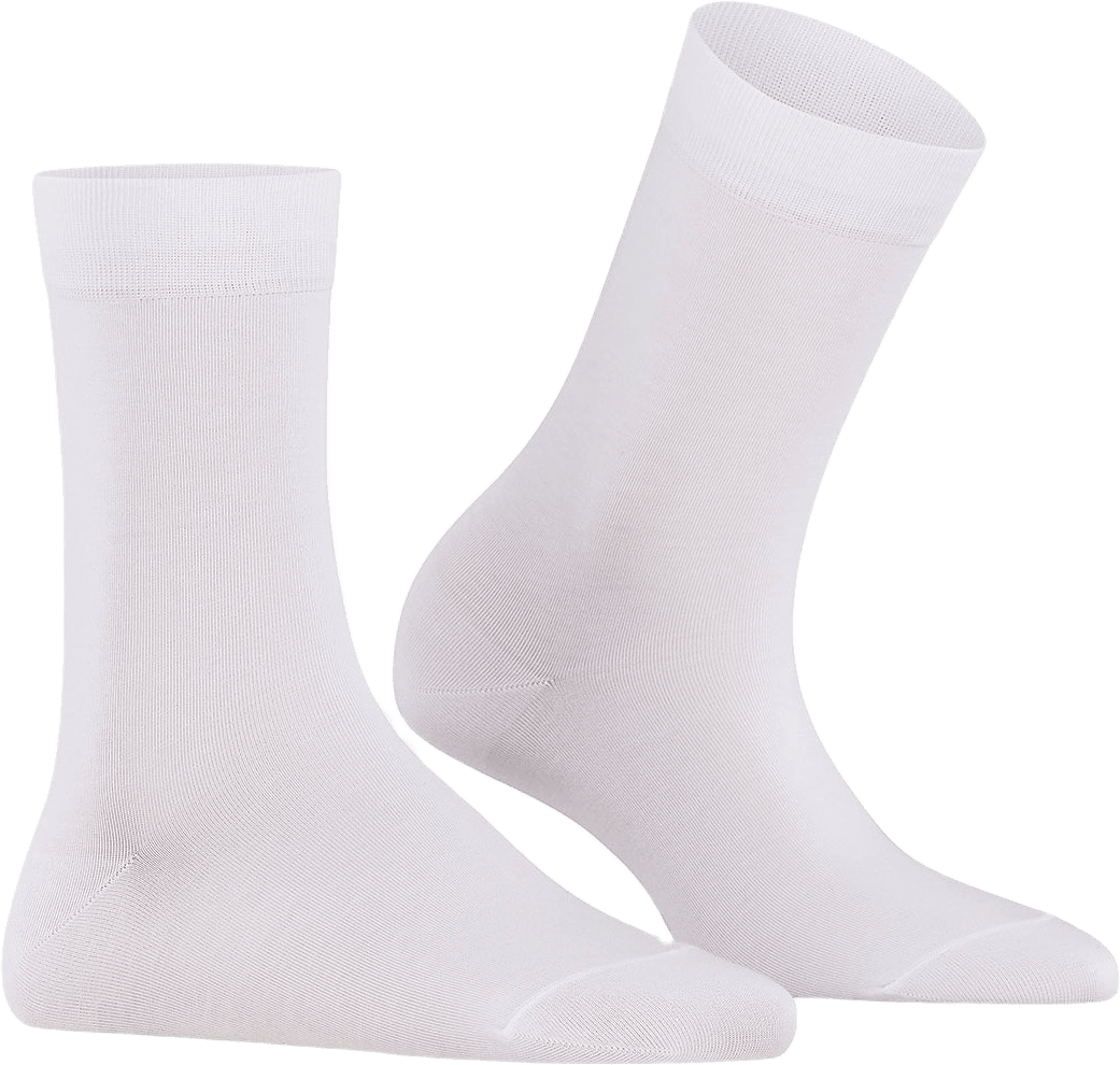 Cotton Touch Socks, från Falke, i färgen White.