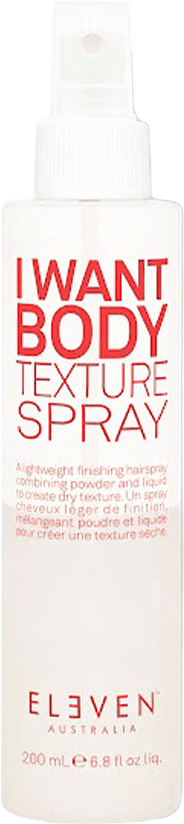 I WANT BODY TEXTURE SPRAY, från ELEVEN Australia.