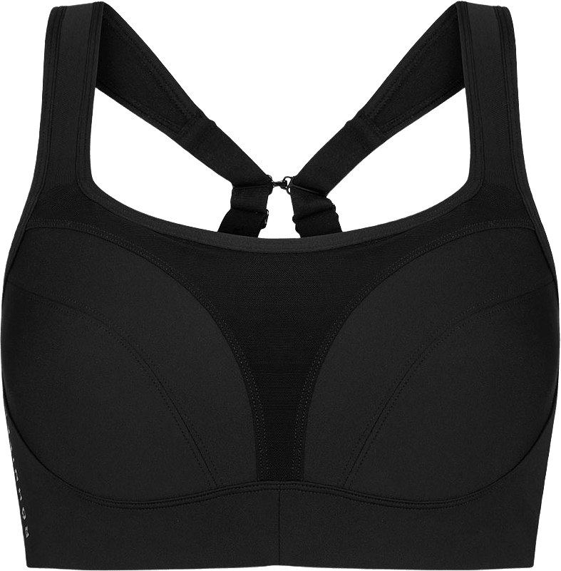 High Support Sportsbra F-cup, från Röhnisch, i färgen Black.