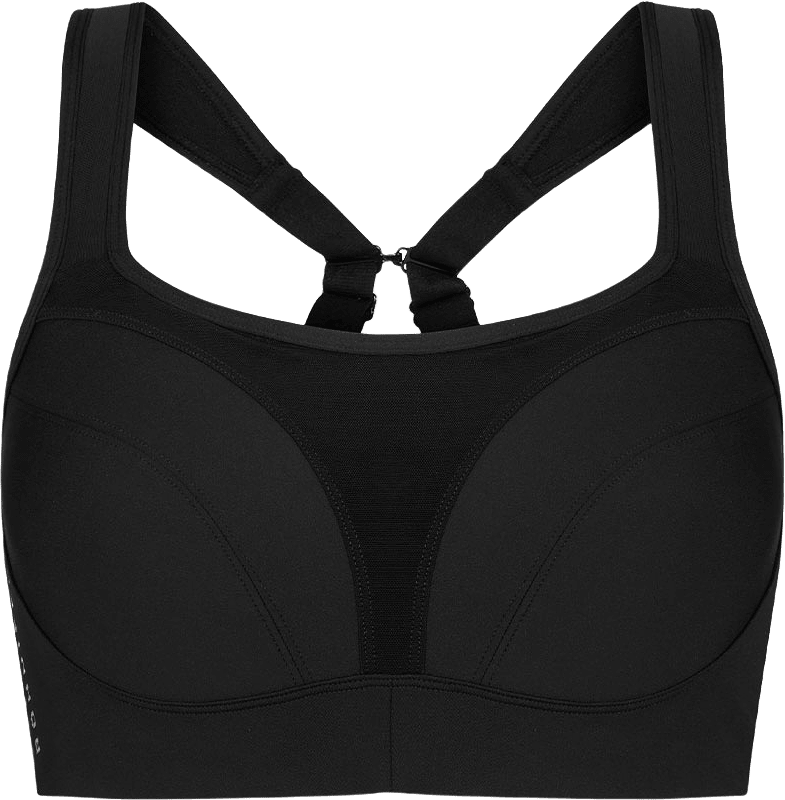 High Support Sportsbra D-cup, från Röhnisch, i färgen Black.