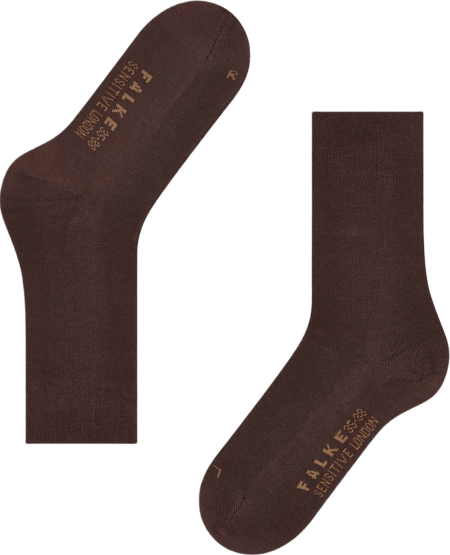 Sensitive London Socks, från Falke, i färgen Dark Brown.