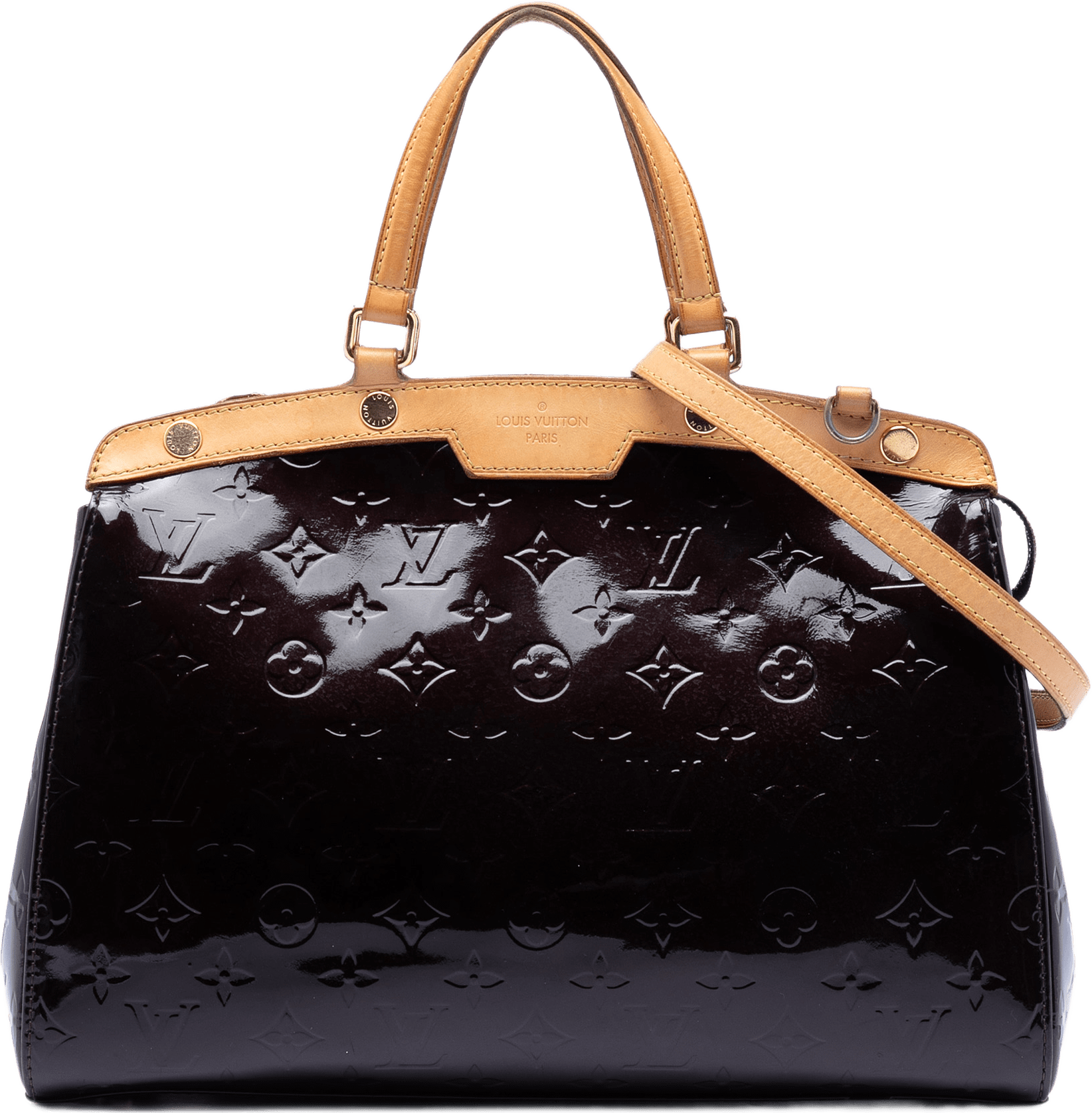 Louis Vuitton Monogram Vernis Brea Mm, från Luxclusif, i färgen purple.