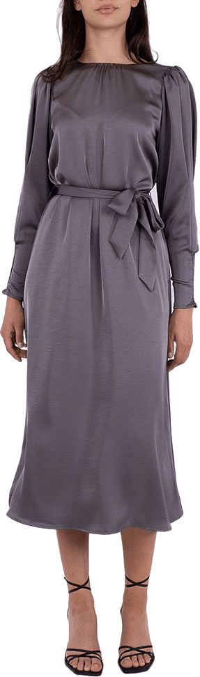 Ilda Heavy Sateen Dress