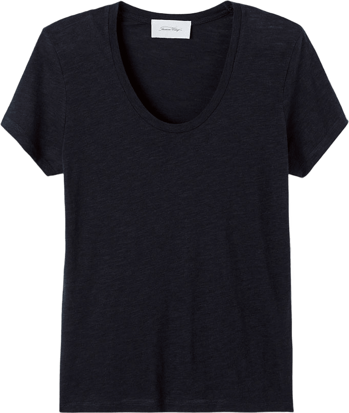 T-shirt Jacksonville, från American Vintage, i färgen Noir.