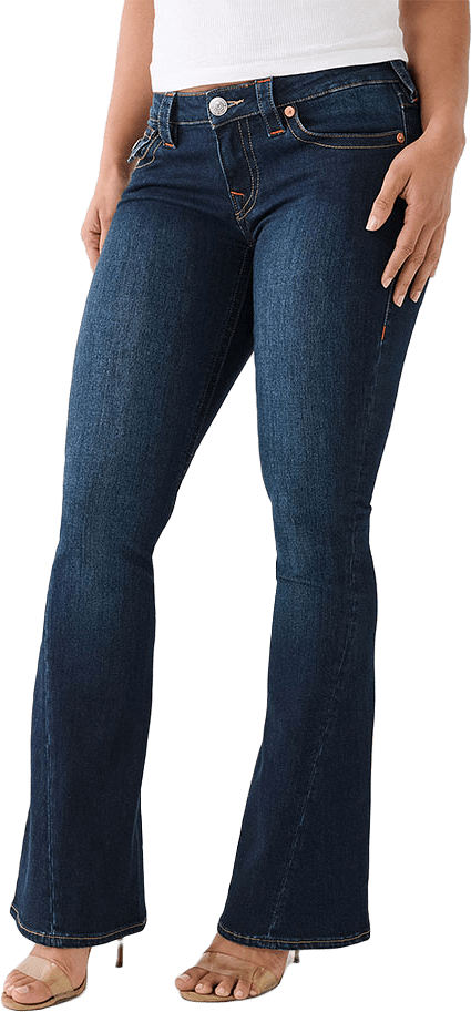 JOEY LOW RISE FLARE, från True Religion, i färgen Muddy Waters.