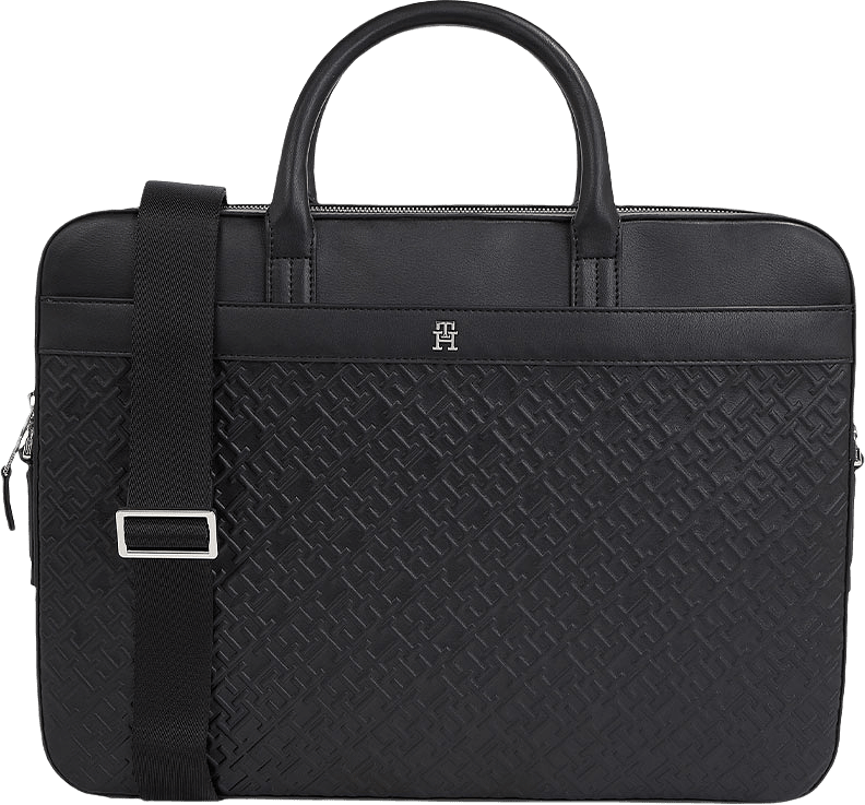 TH Monogram PU Computer Bag