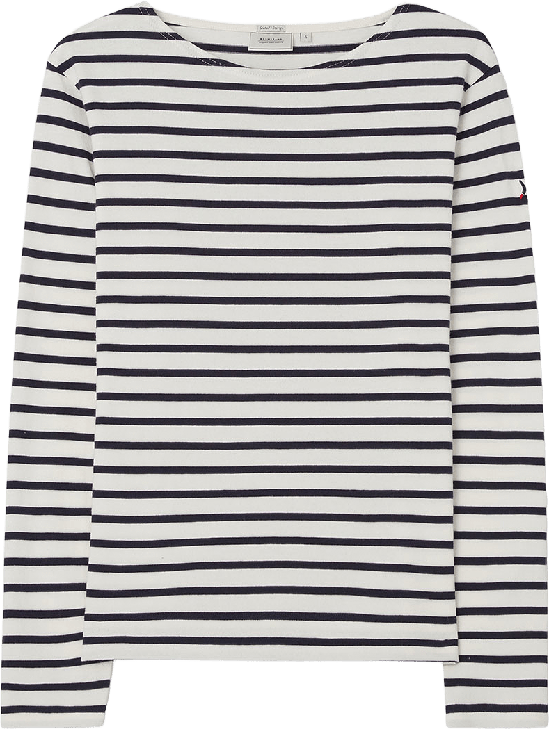 Bolmsö Randig Långärmad T-shirt, från Boomerang, i färgen Offwhite.