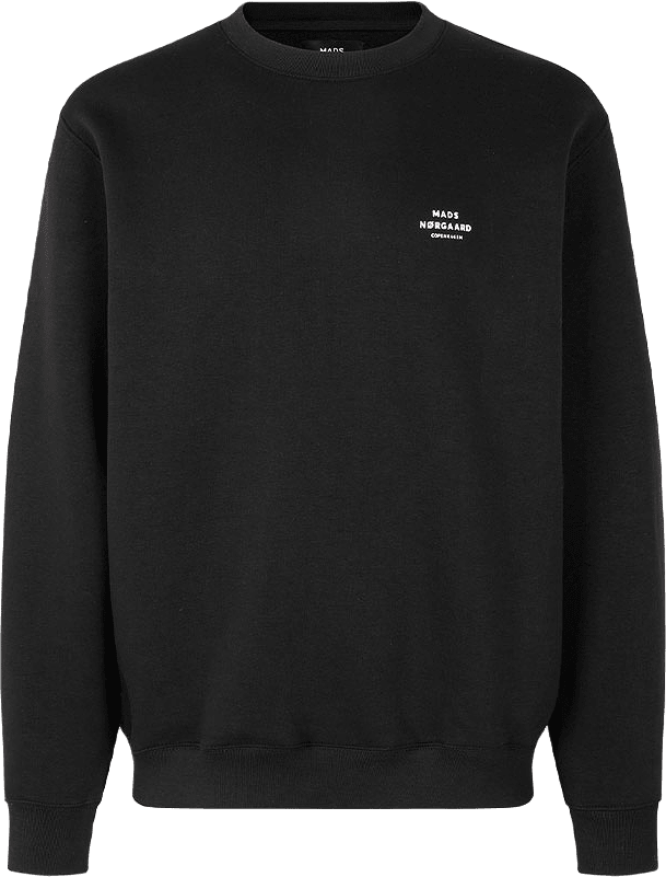 Standard Crew Logo Sweat, från Mads Nørgaard, i färgen Black.