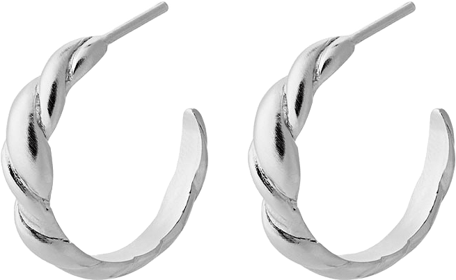 Hana Earrings, från Pernille Corydon, i färgen Silver.