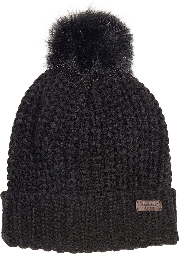 Saltburn Beanie, från Barbour, i färgen Black.