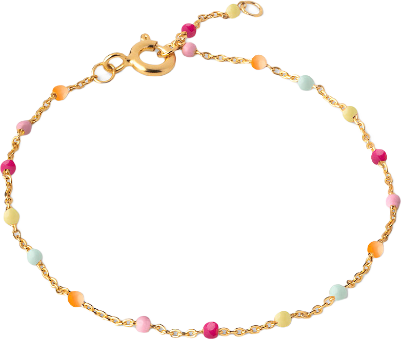 Bracelet, Lola, från ENAMEL Copenhagen, i färgen Rainbow.