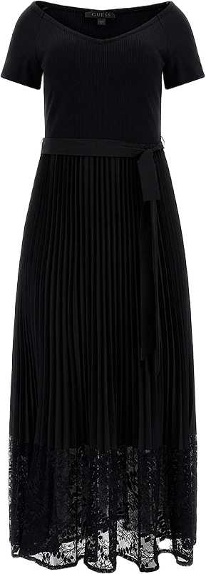 Off Shoulder Tiana Dress, från Guess, i färgen Jet Black A996.