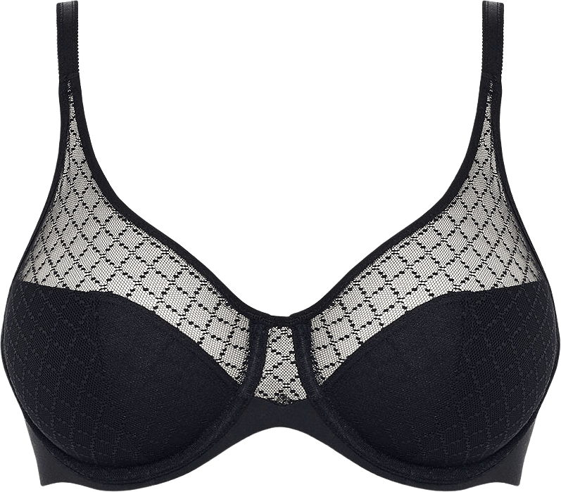 Norah Chic Covering Molded Bra, från Chantelle, i färgen Black.