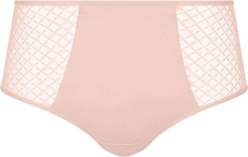 Norah Chic High-Waisted Full Brief, från Chantelle, i färgen Soft Pink.