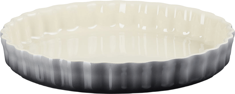 Pajform stengods 28cm Flint, från Le Creuset, i färgen Flint.